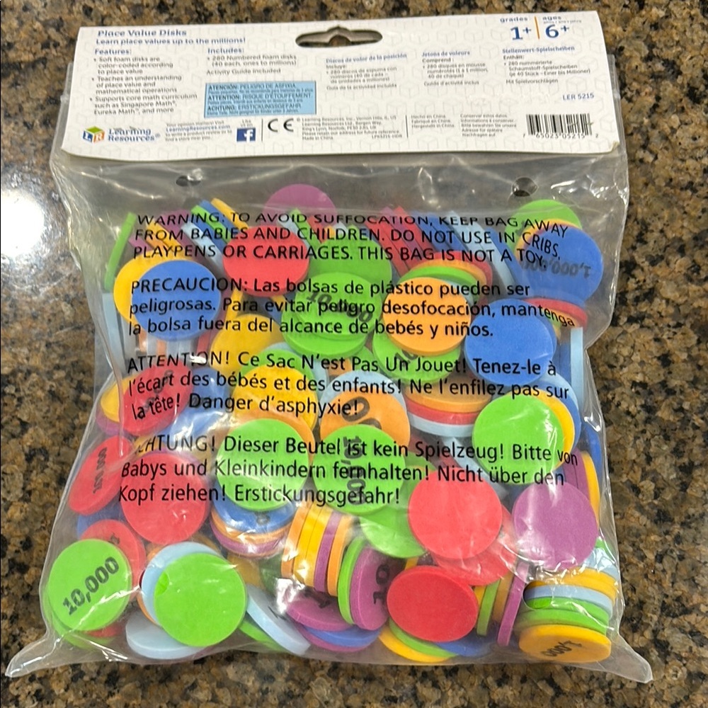 Colorful Educational Disks Set - Picture 2 of 4